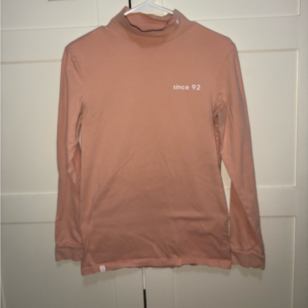 Dutch Bros Mauve Long Sleeve Mock Neck Shirt – “Since 92” (Unisex)